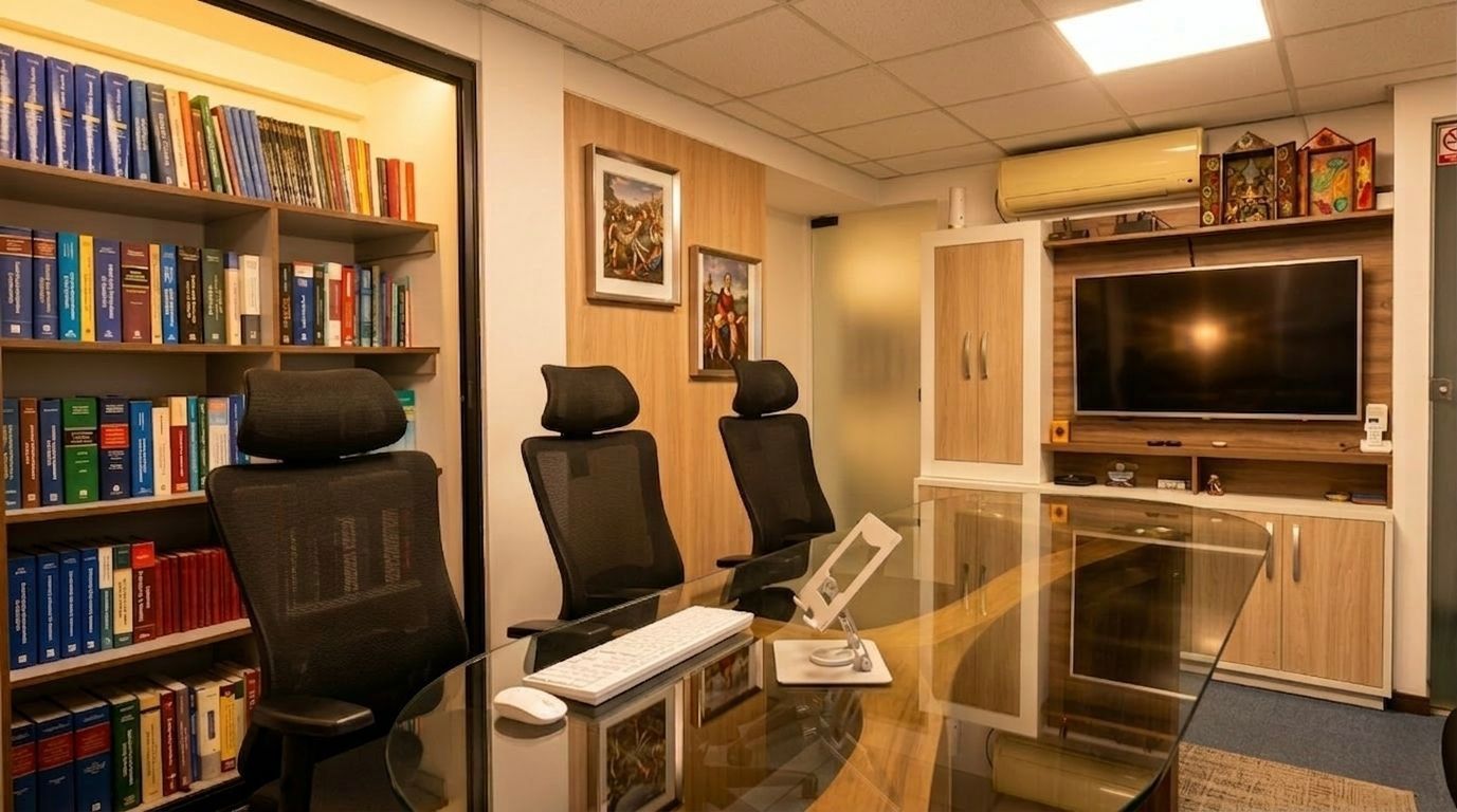 Estudio de abogados — sala de trabajo